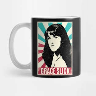 Vintage Retro GRACE SLICK 80S Mug